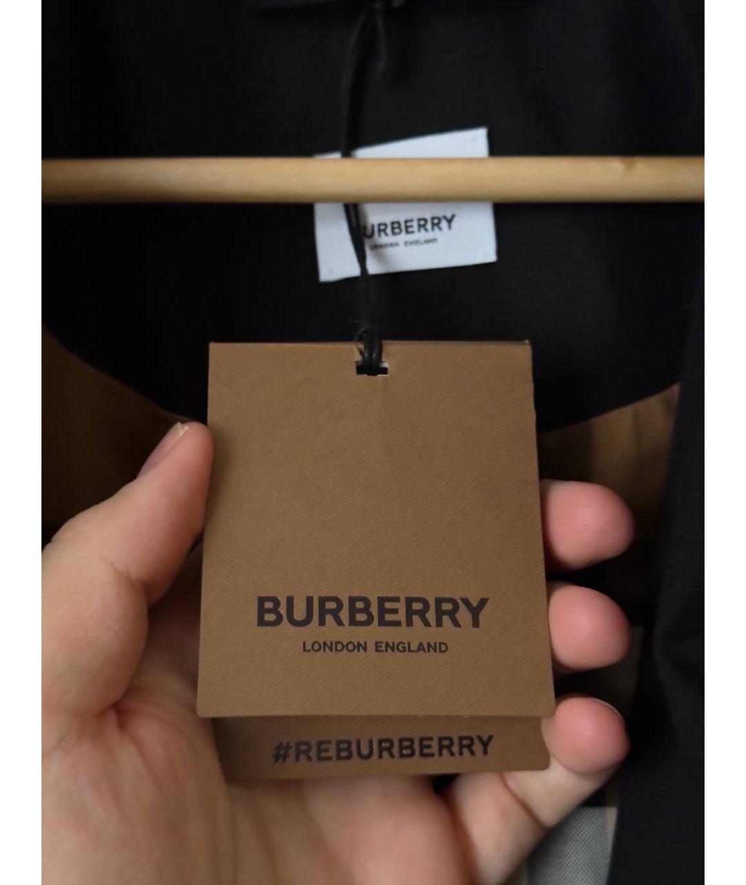 BURBERRY Черный тренч / плащ, фото 5