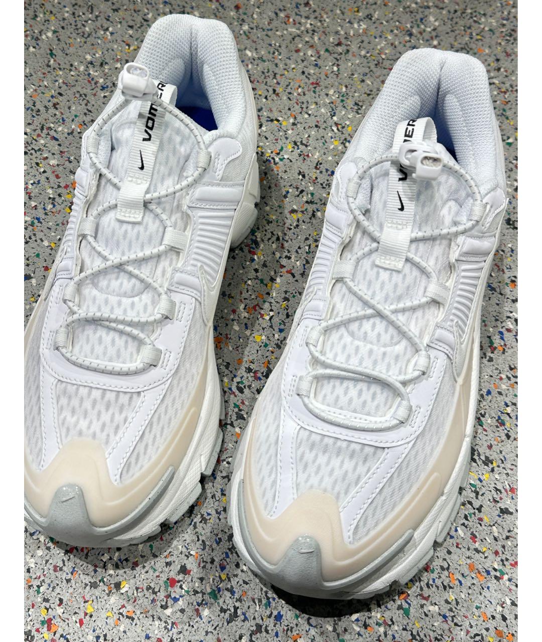 NIKE Белые текстильные низкие кроссовки / кеды, фото 7