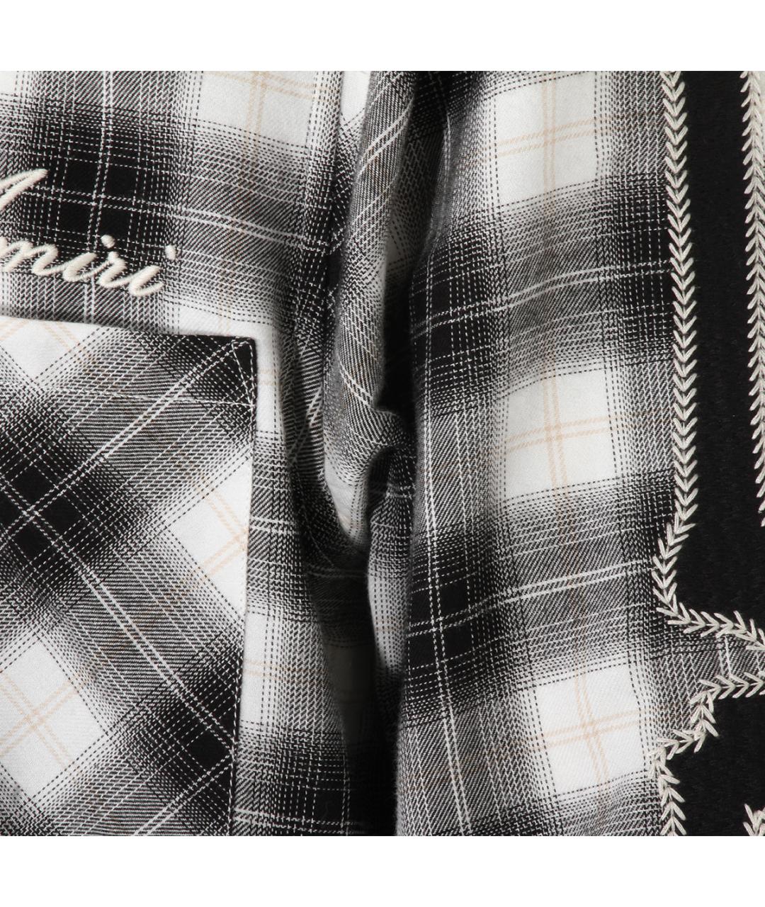 AMIRI Черная хлопковая кэжуал рубашка, фото 3