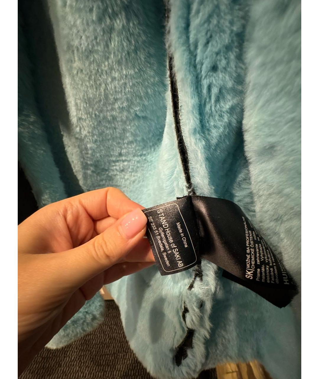 STAND STUDIO Черная полиэстеровая дубленка, фото 7