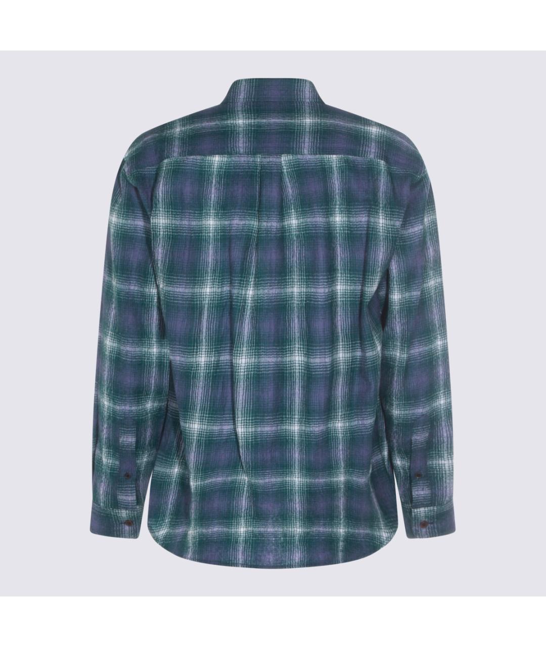 AURALEE Зеленая шерстяная кэжуал рубашка, фото 2