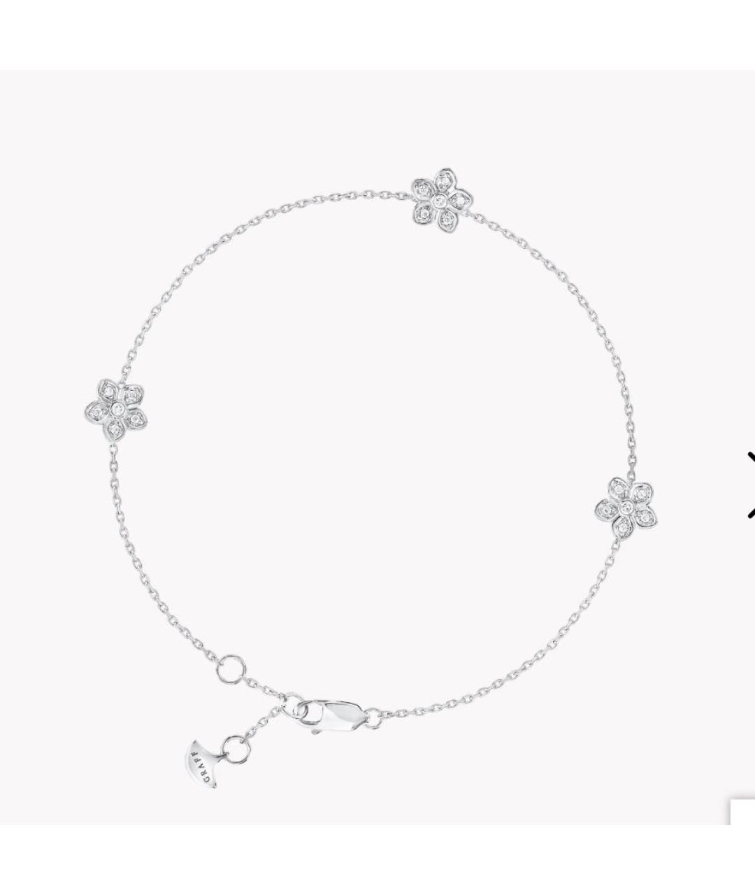 GRAFF Серебрянный браслет из белого золота, фото 4