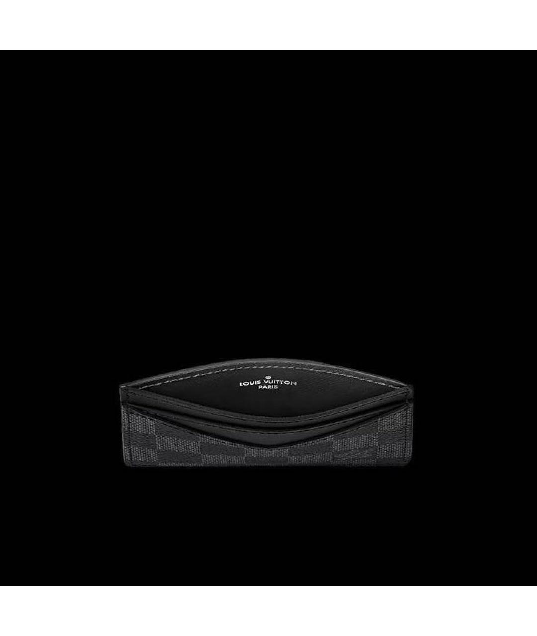 LOUIS VUITTON Черный кардхолдер, фото 4