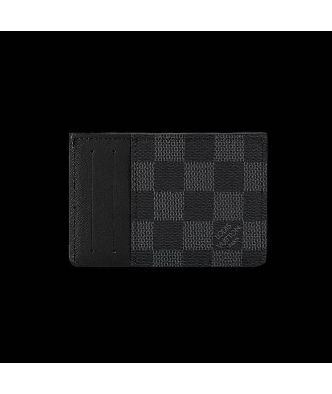 LOUIS VUITTON Черный кардхолдер, фото 6