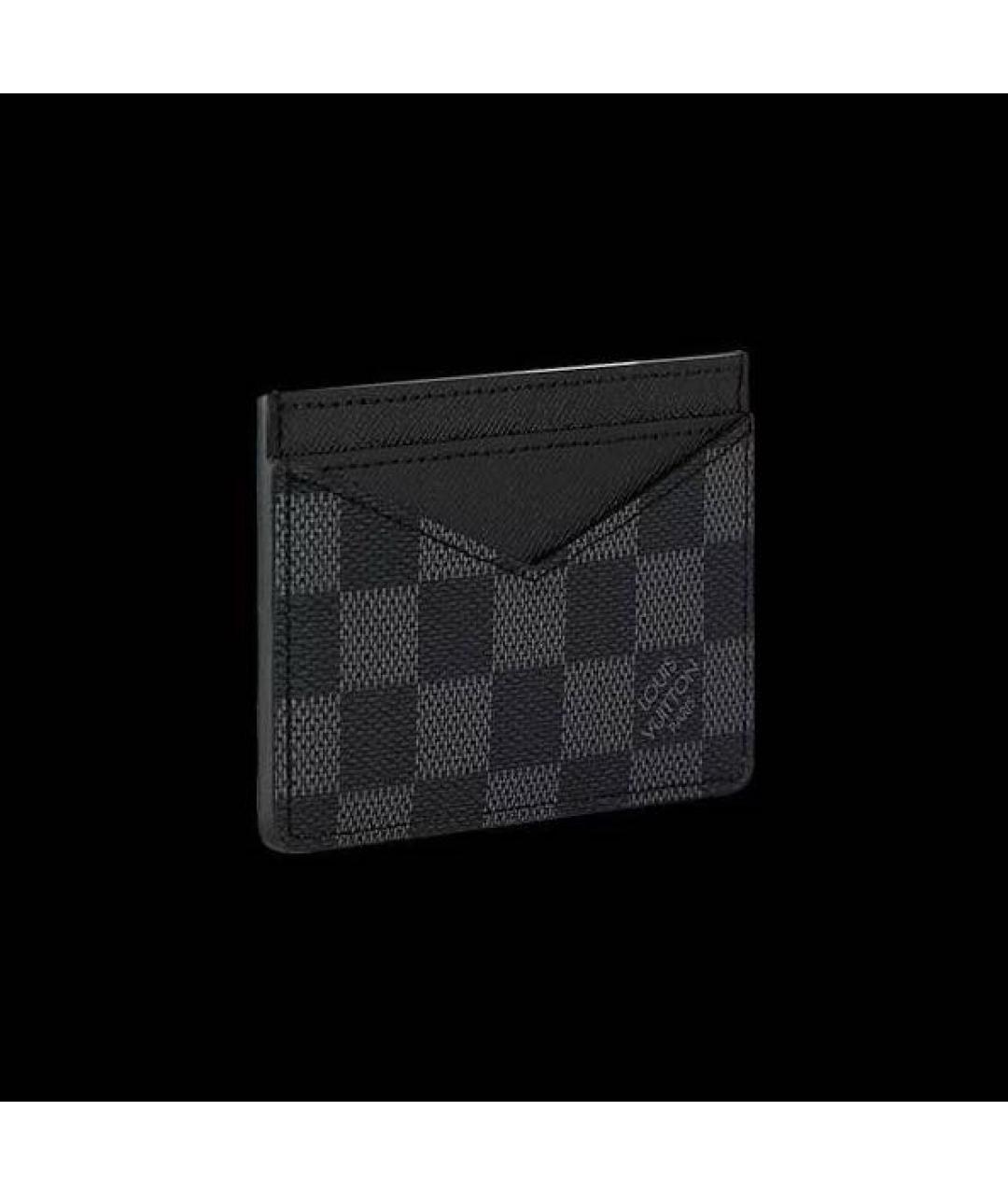 LOUIS VUITTON Черный кардхолдер, фото 3