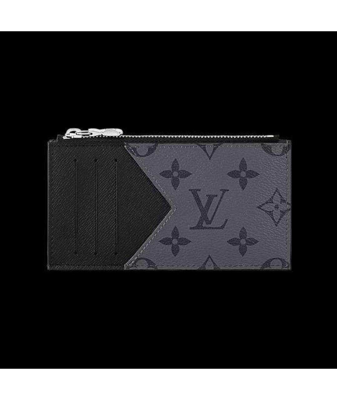 LOUIS VUITTON Черный кардхолдер, фото 8