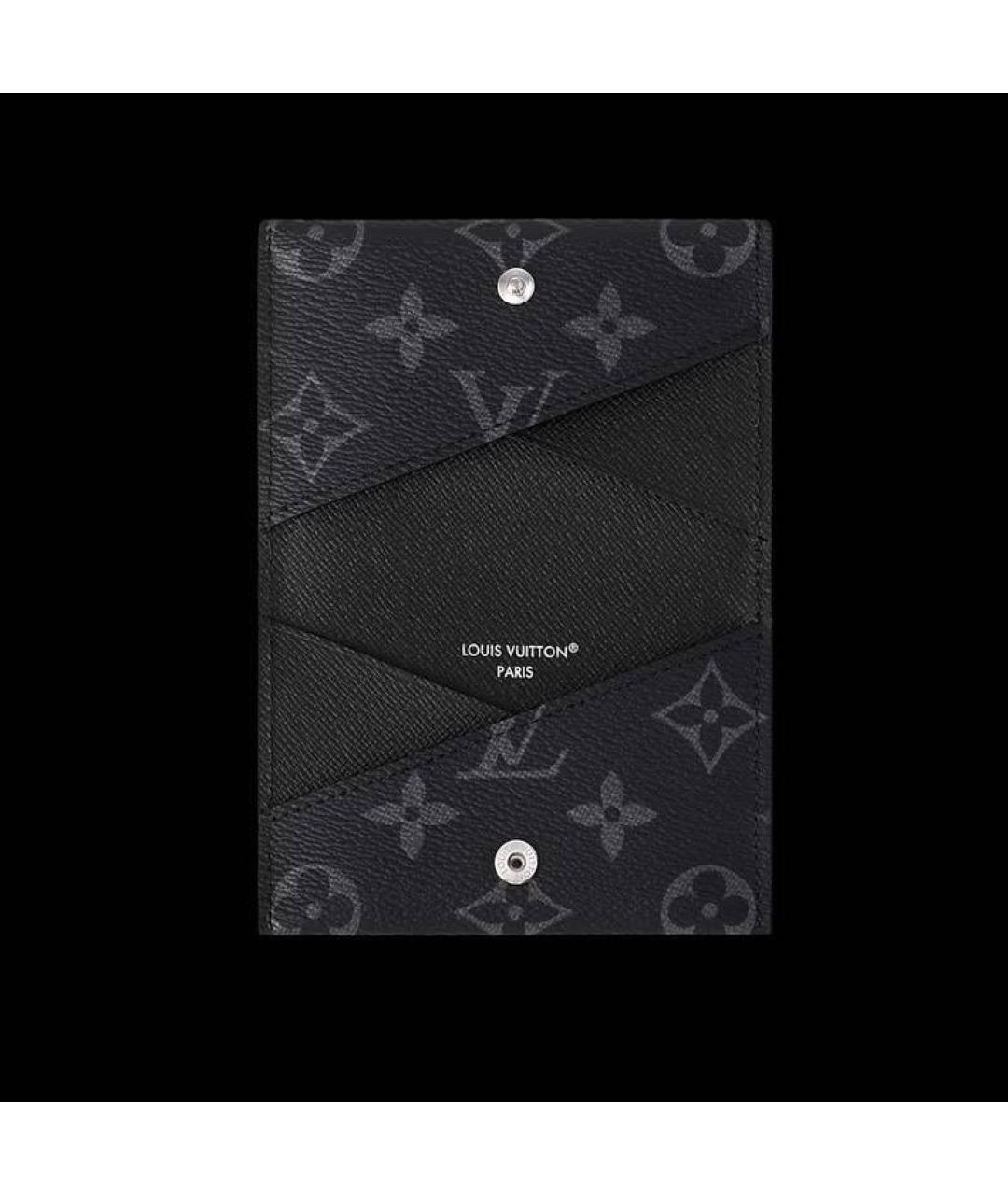 LOUIS VUITTON Черный кардхолдер, фото 3