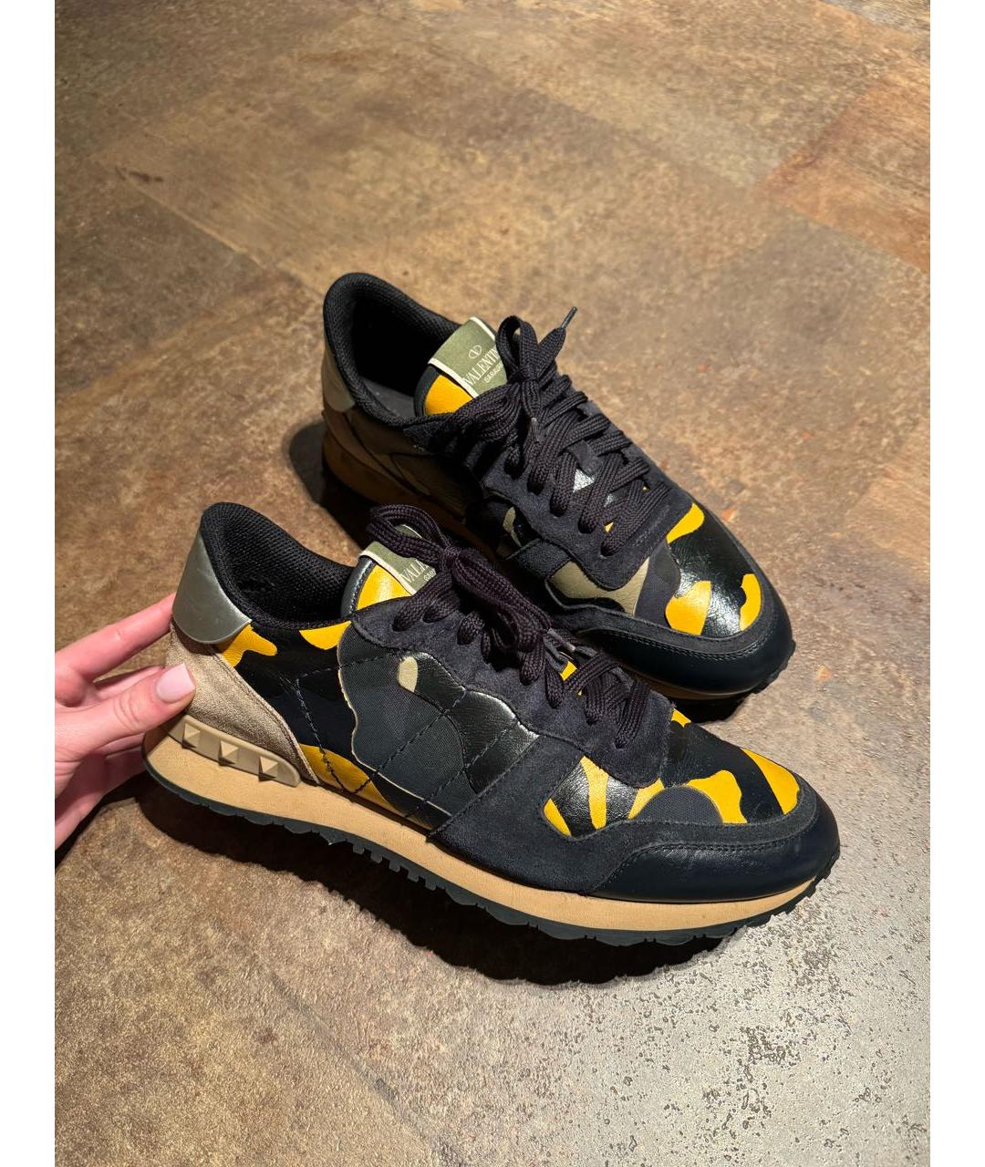 VALENTINO Мульти низкие кроссовки / кеды, фото 9