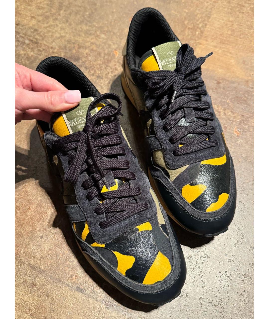 VALENTINO Мульти низкие кроссовки / кеды, фото 6