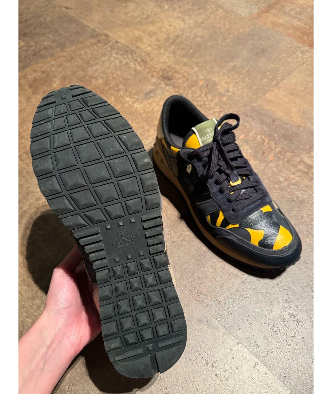 VALENTINO Мульти низкие кроссовки / кеды, фото 7
