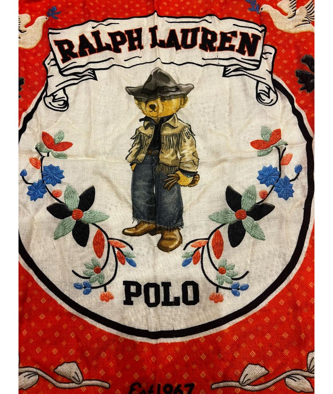 POLO RALPH LAUREN Мульти шерстяной шарф, фото 5