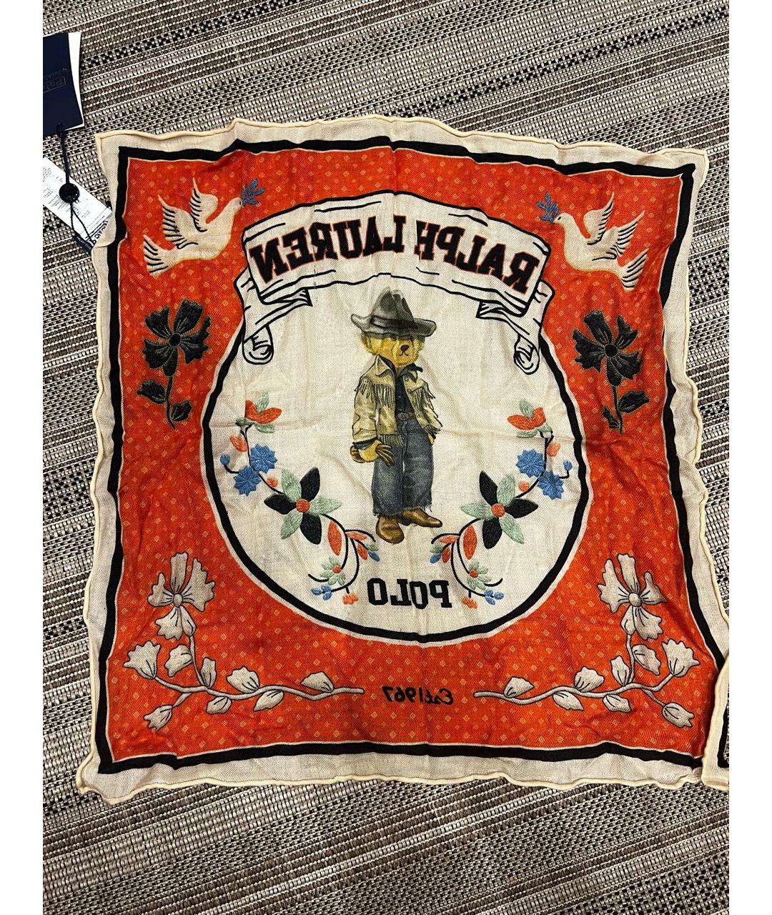 POLO RALPH LAUREN Мульти шерстяной шарф, фото 4