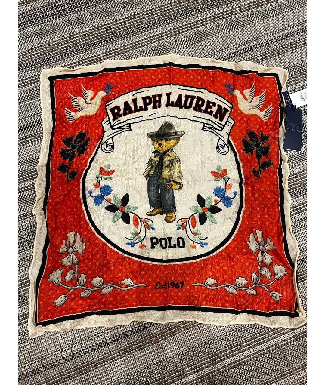 POLO RALPH LAUREN Мульти шерстяной шарф, фото 7