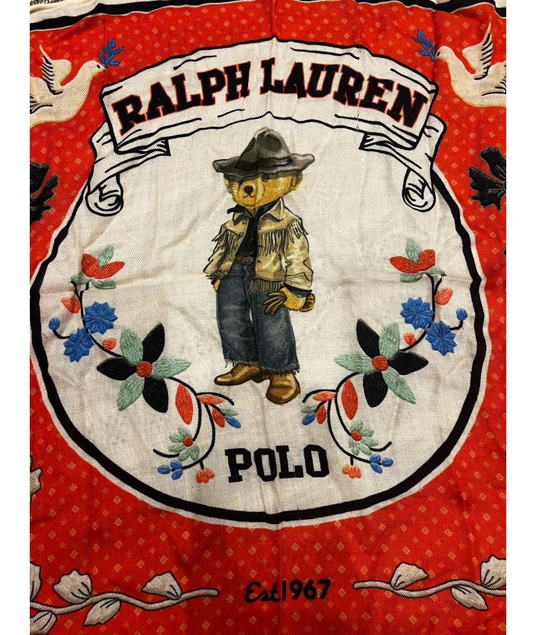 POLO RALPH LAUREN Мульти шерстяной шарф, фото 2