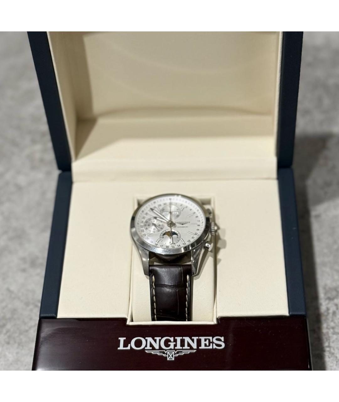 LONGINES Коричневые часы, фото 8