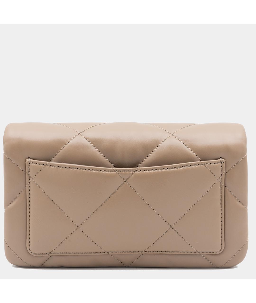 TORY BURCH Бежевая кожаная сумка через плечо, фото 2