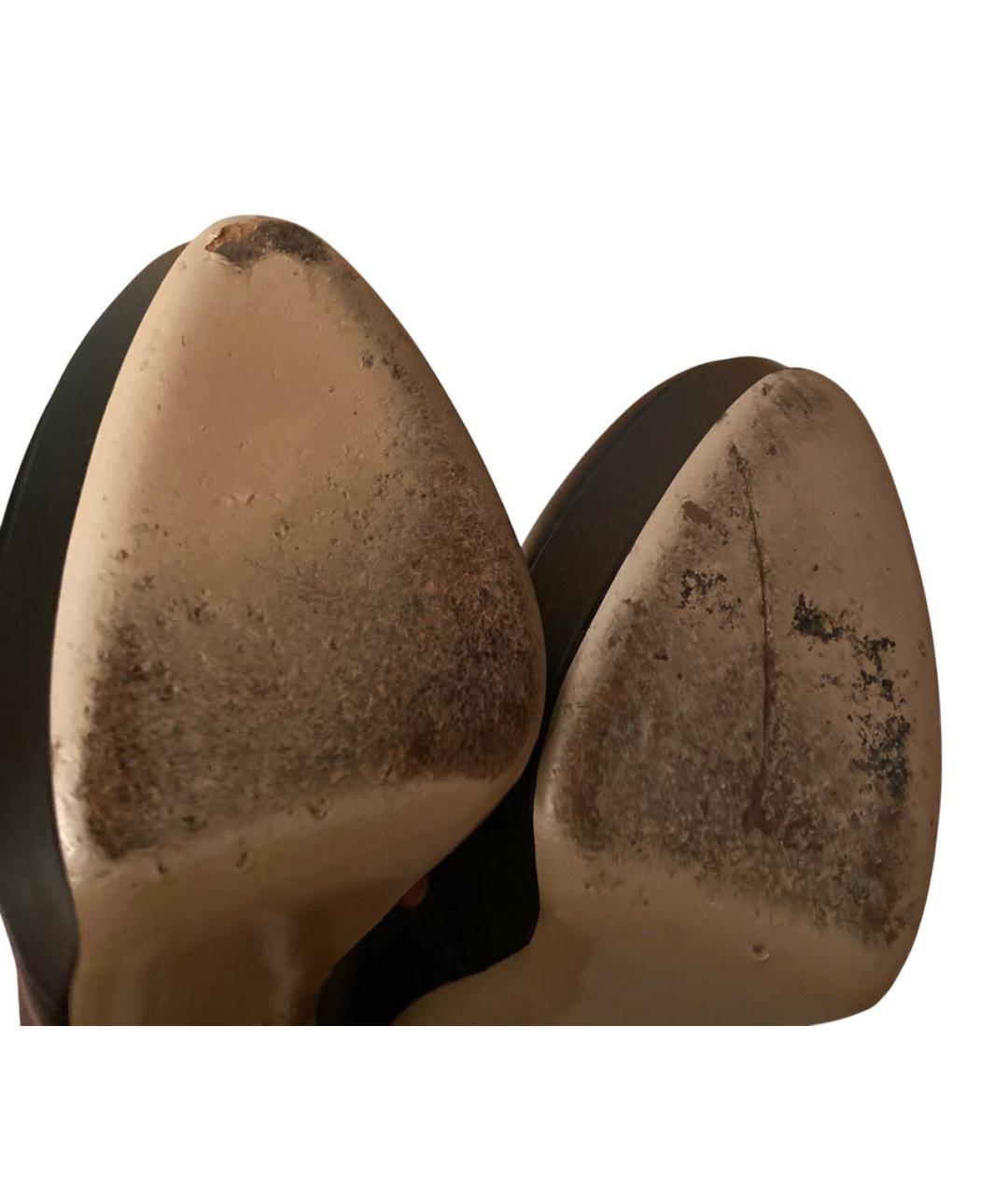 VALENTINO Черные кожаные туфли, фото 7