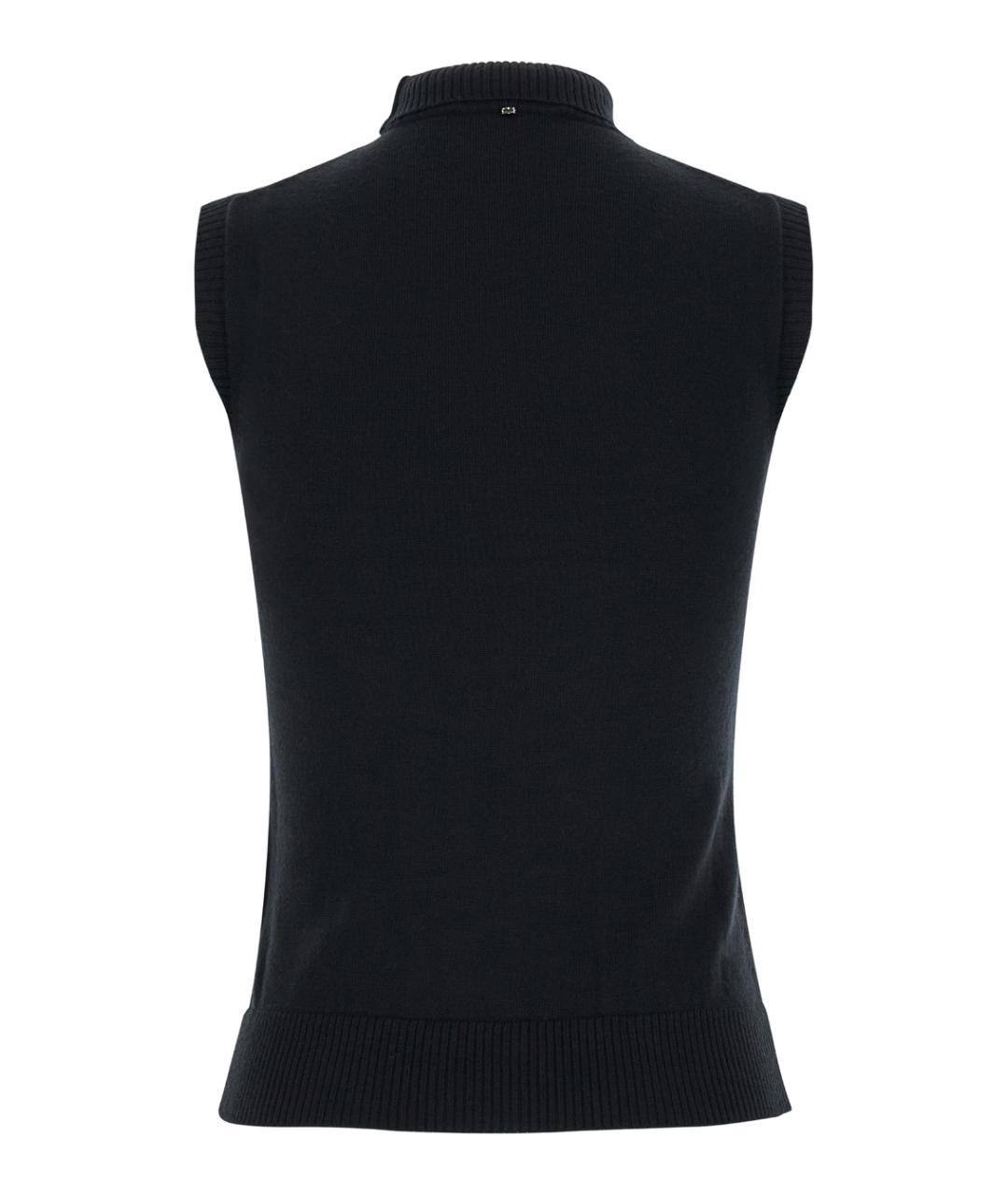 SPORTMAX Черная шерстяная водолазка, фото 2