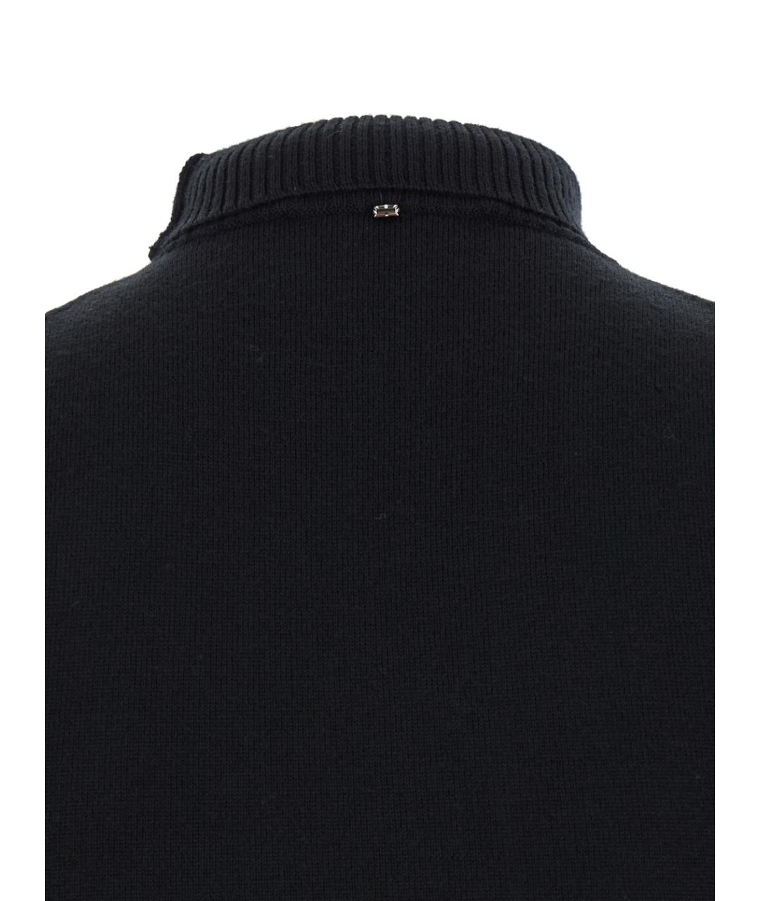 SPORTMAX Черная шерстяная водолазка, фото 3