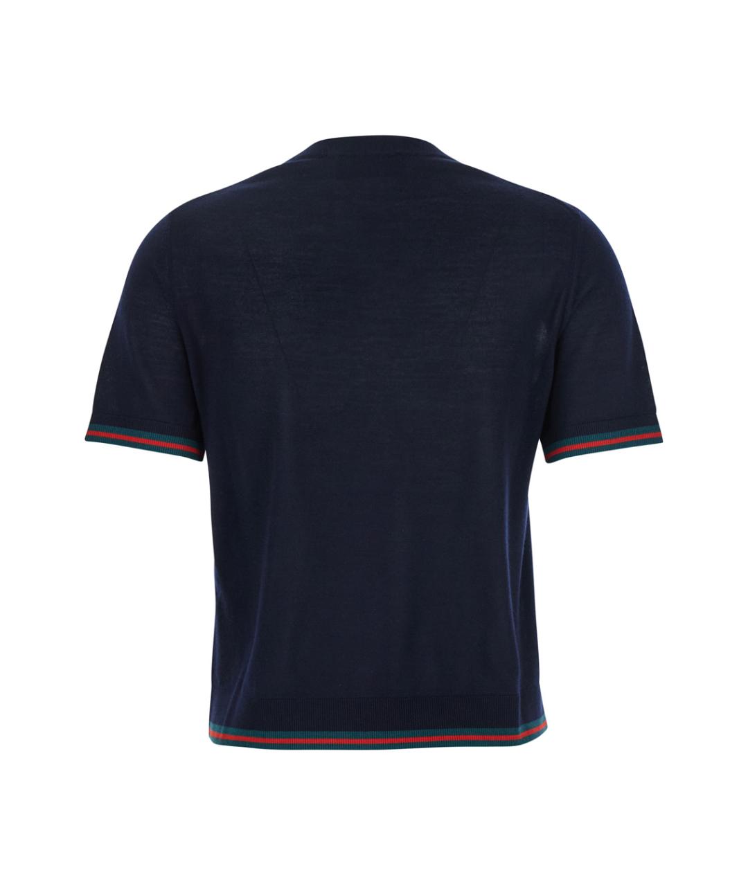 GUCCI Синий кашемировый джемпер / свитер, фото 2