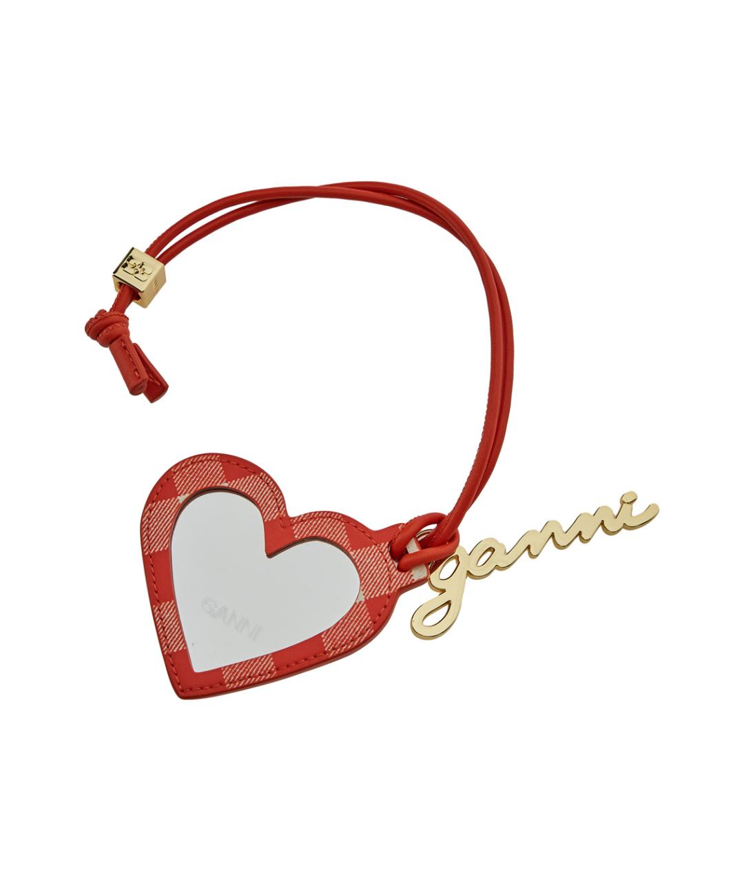GANNI Красный брелок, фото 1
