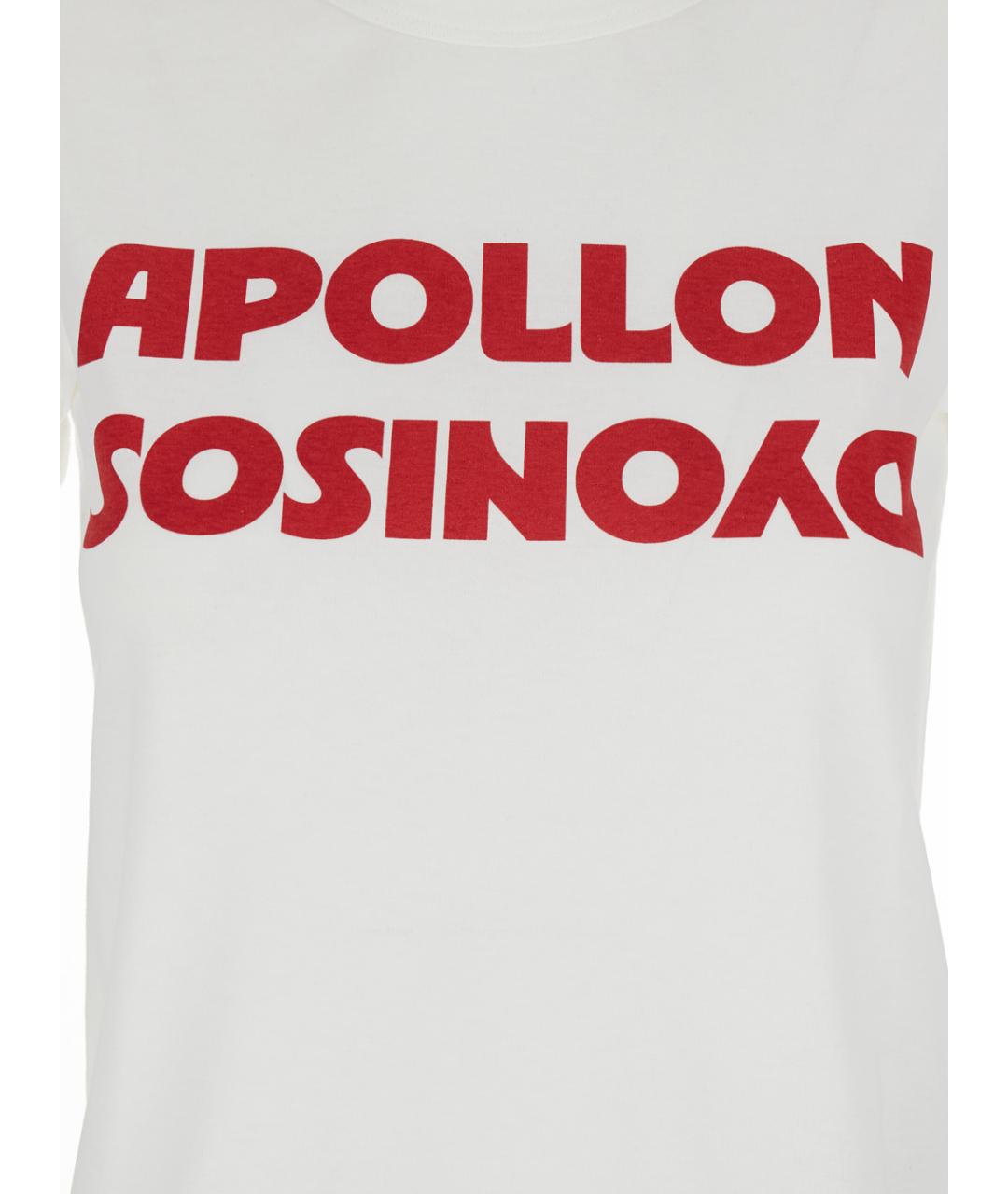 VALENTINO Белая хлопковая футболка, фото 3