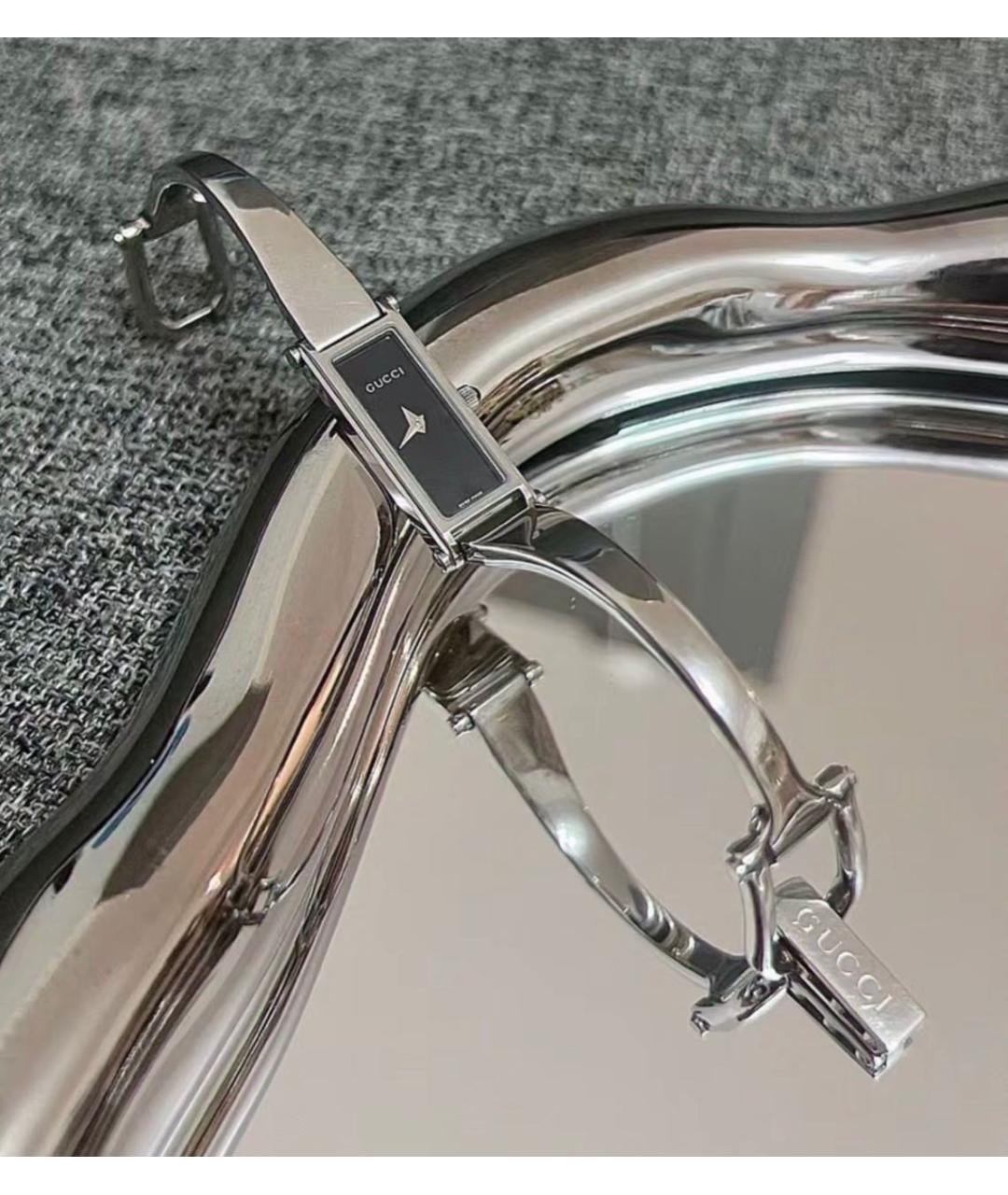 GUCCI Черные часы, фото 4