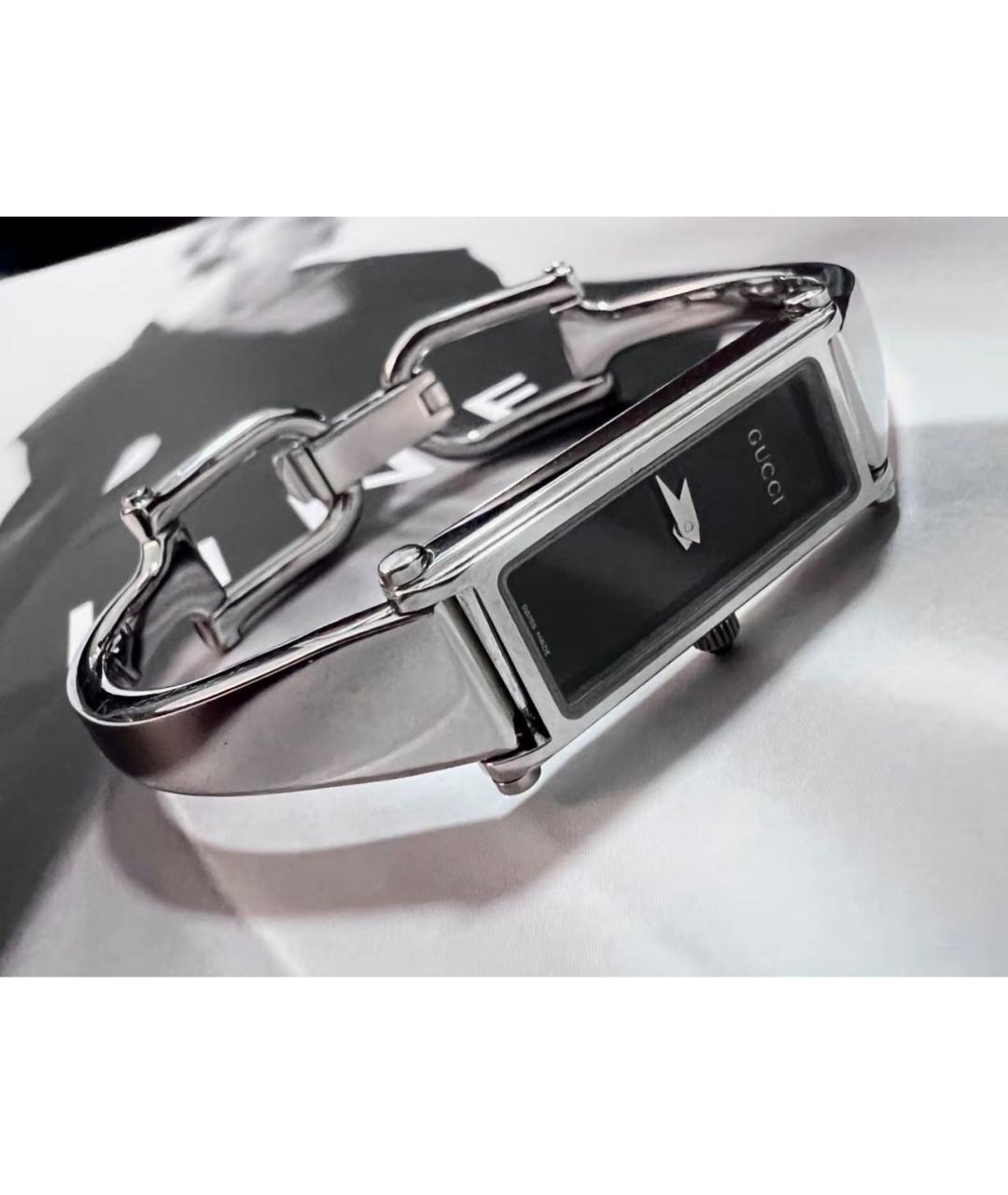 GUCCI Черные часы, фото 3