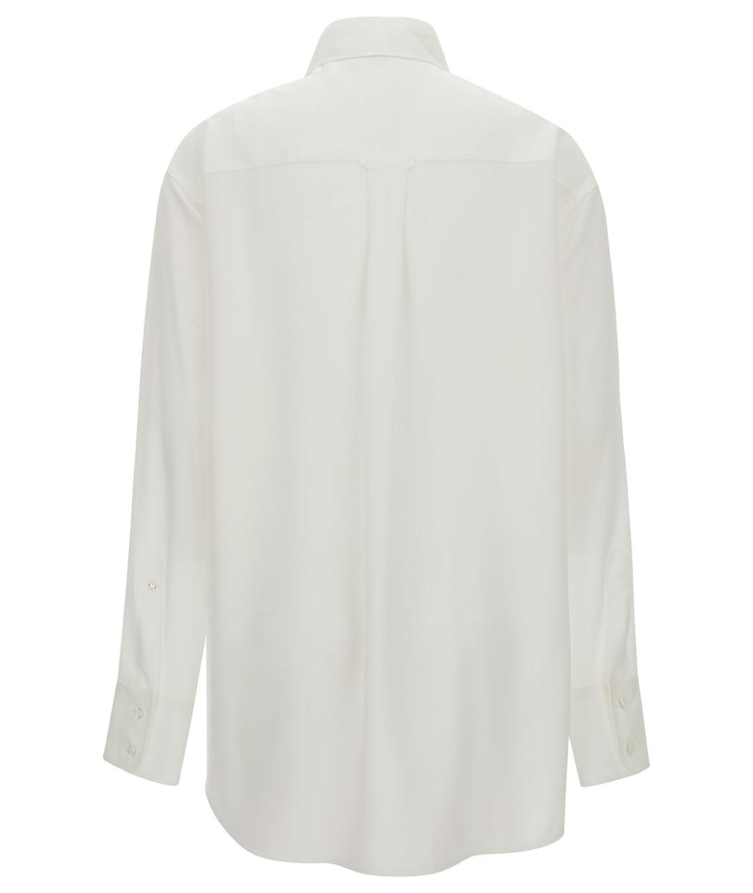 SPORTMAX Белая шелковая рубашка, фото 2