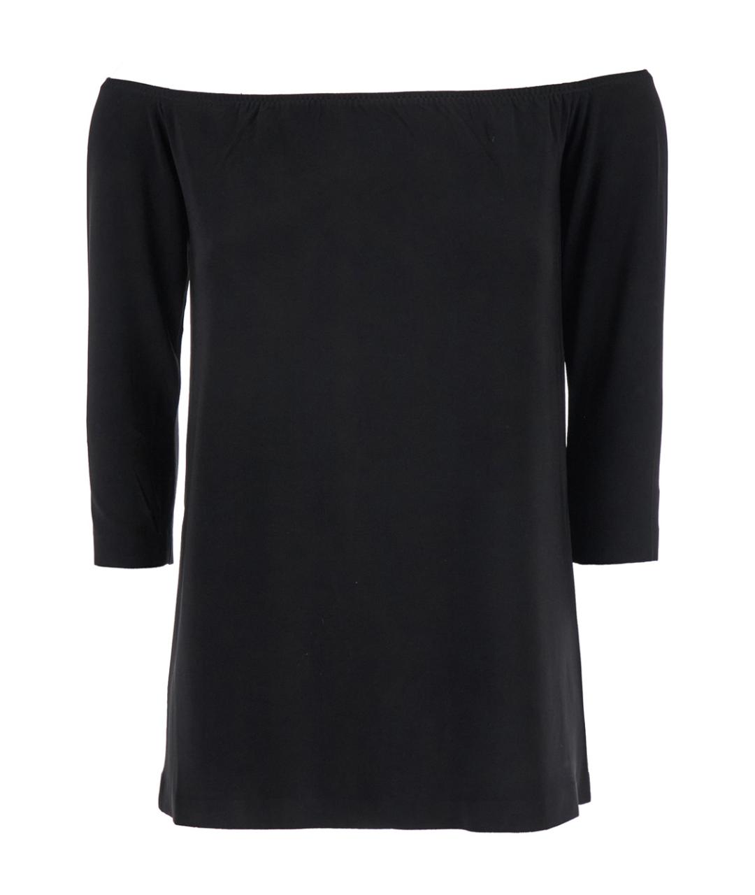 NORMA KAMALI Черная полиэстеровая блузы, фото 1