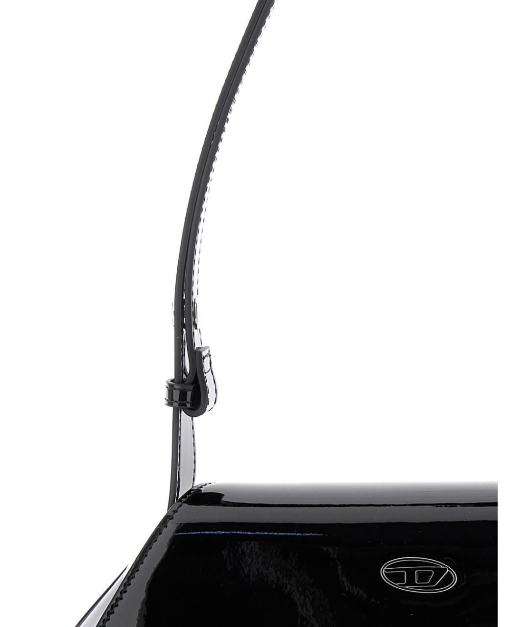 DIESEL Черная сумка через плечо, фото 3