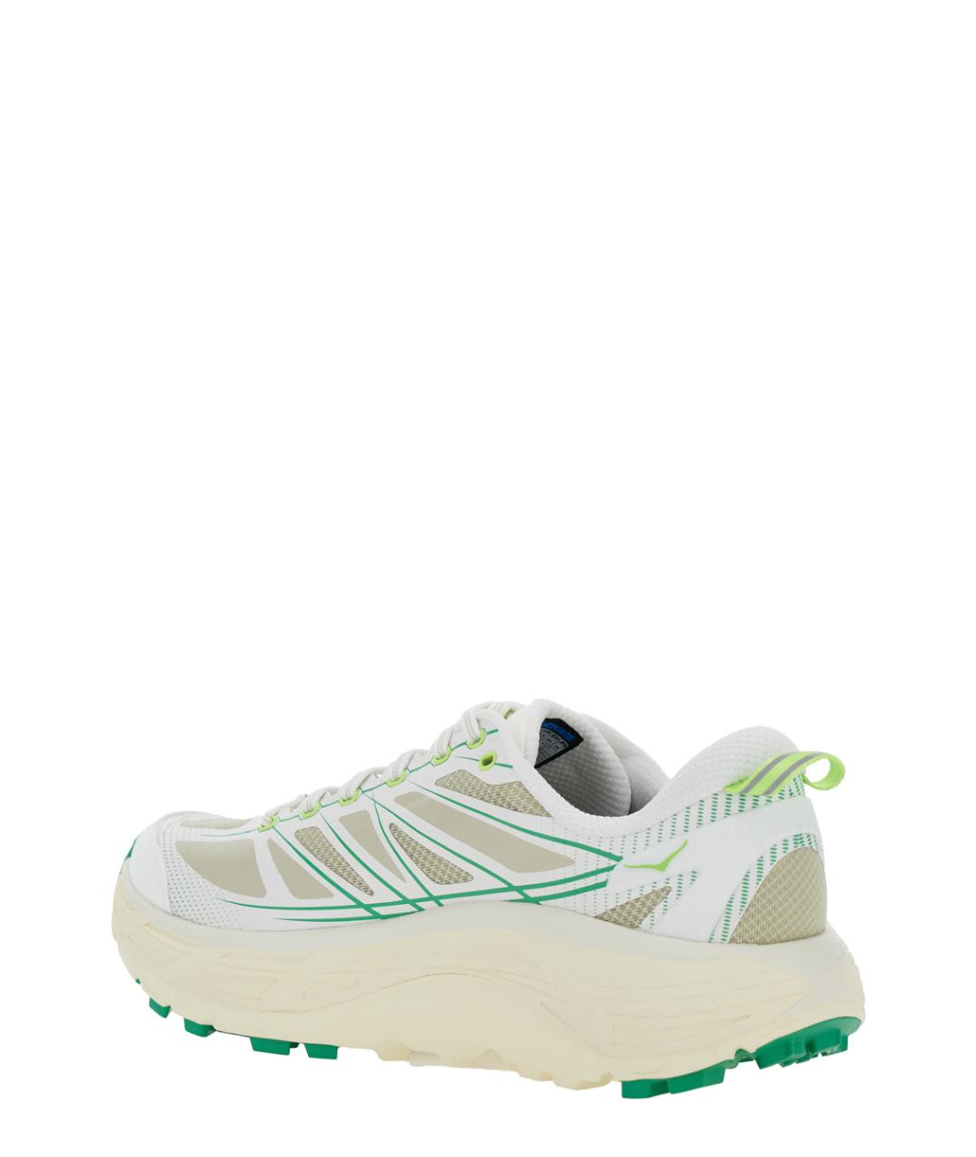 HOKA Белые текстильные кроссовки, фото 3