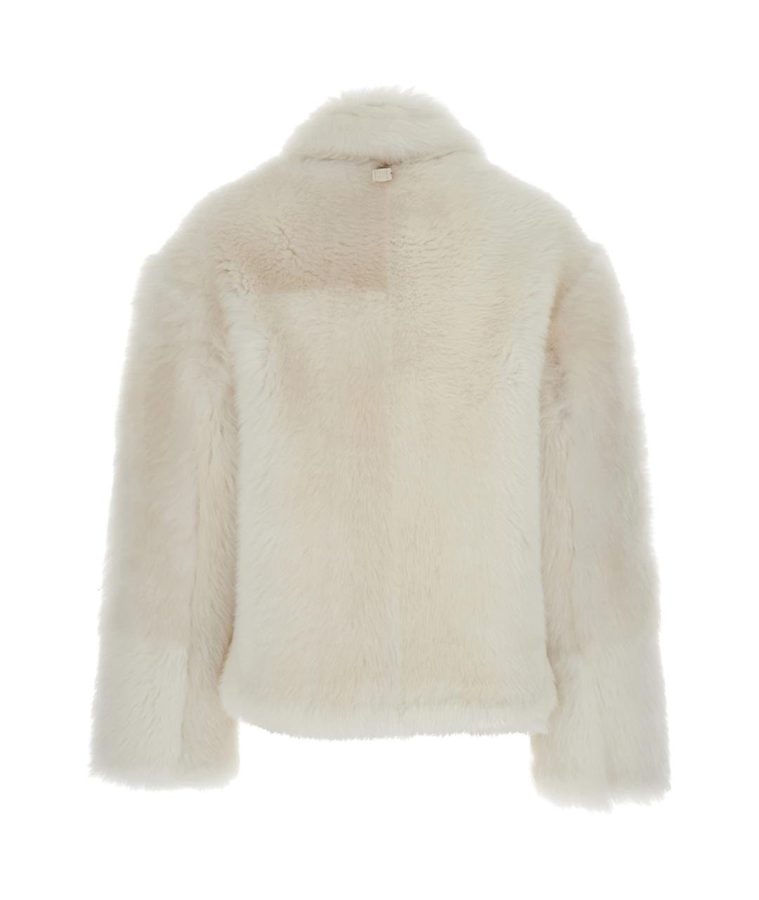FABIANA FILIPPI Белая меховая шуба, фото 2