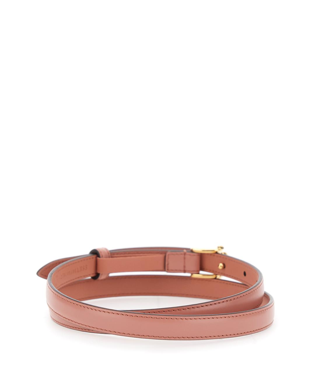 FENDI Розовый кожаный ремень, фото 2