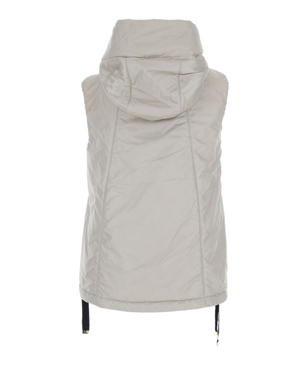 MAX MARA Бежевый полиэстеровый жилет, фото 2