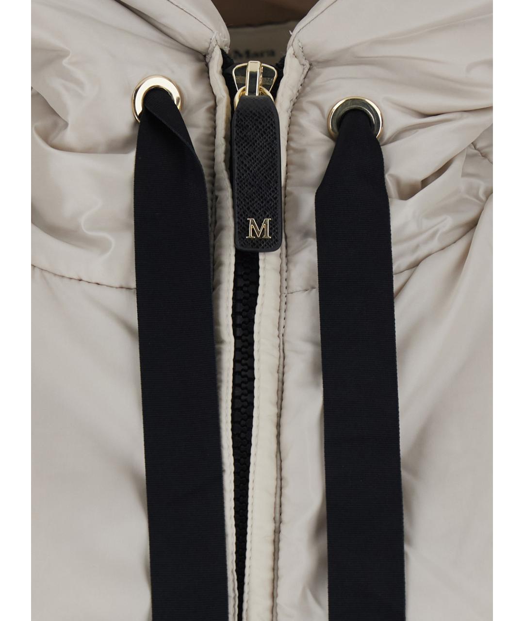 MAX MARA Бежевый полиэстеровый жилет, фото 3