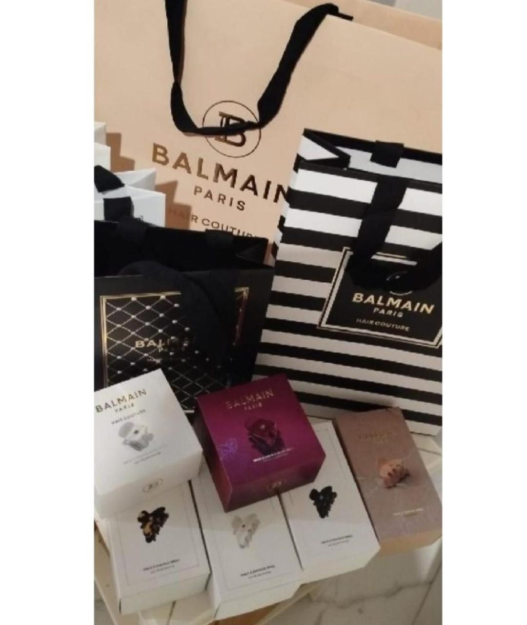 BALMAIN Коричневая заколка, фото 9