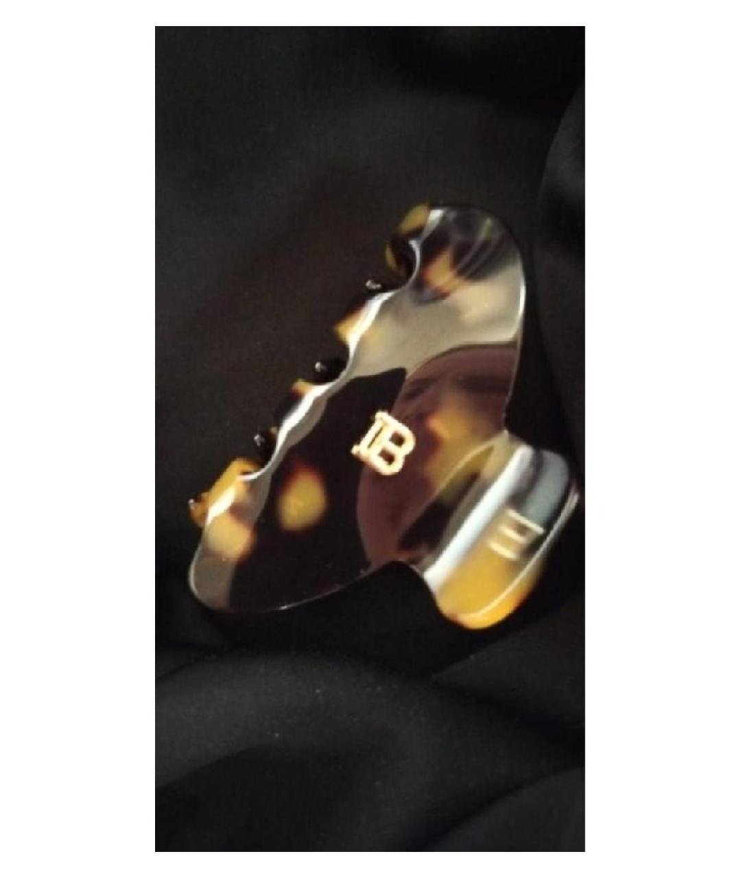 BALMAIN Коричневая заколка, фото 5