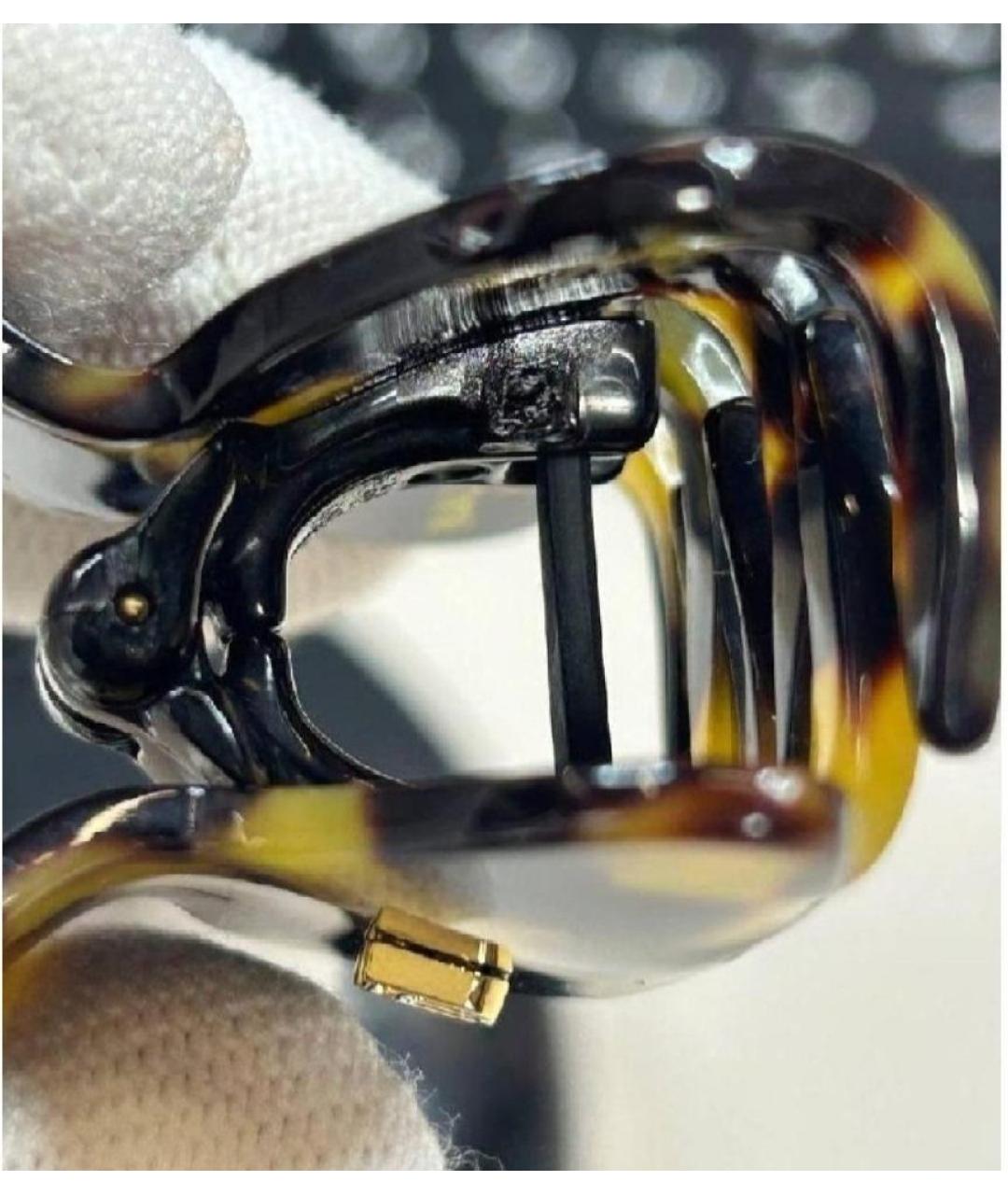 BALMAIN Коричневая заколка, фото 8