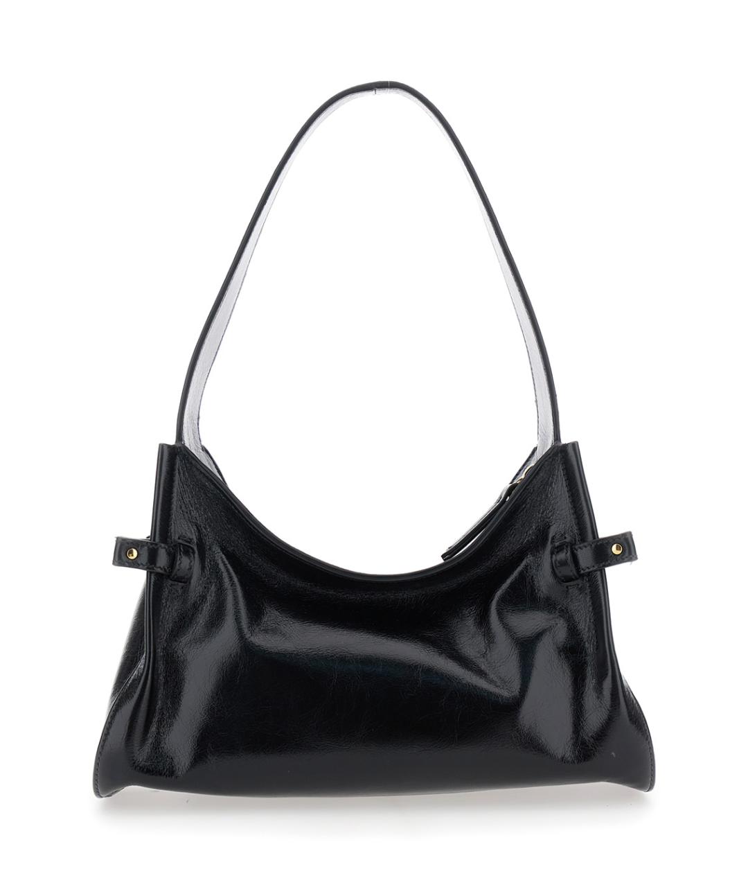 CHLOE Черная кожаная сумка через плечо, фото 2