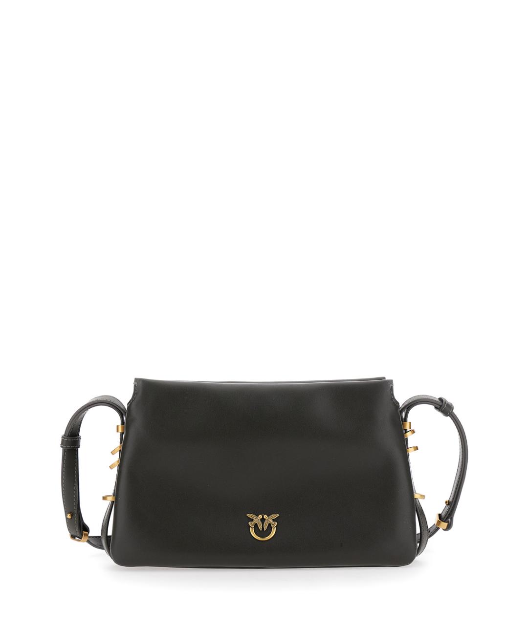 PINKO Зеленая кожаная сумка через плечо, фото 1