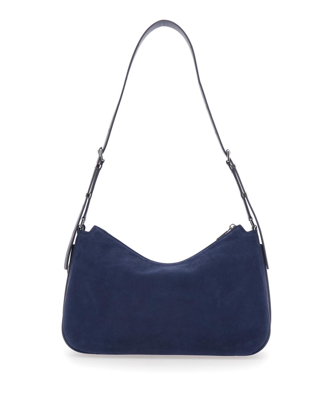 MICHAEL MICHAEL KORS Синяя замшевая сумка через плечо, фото 2