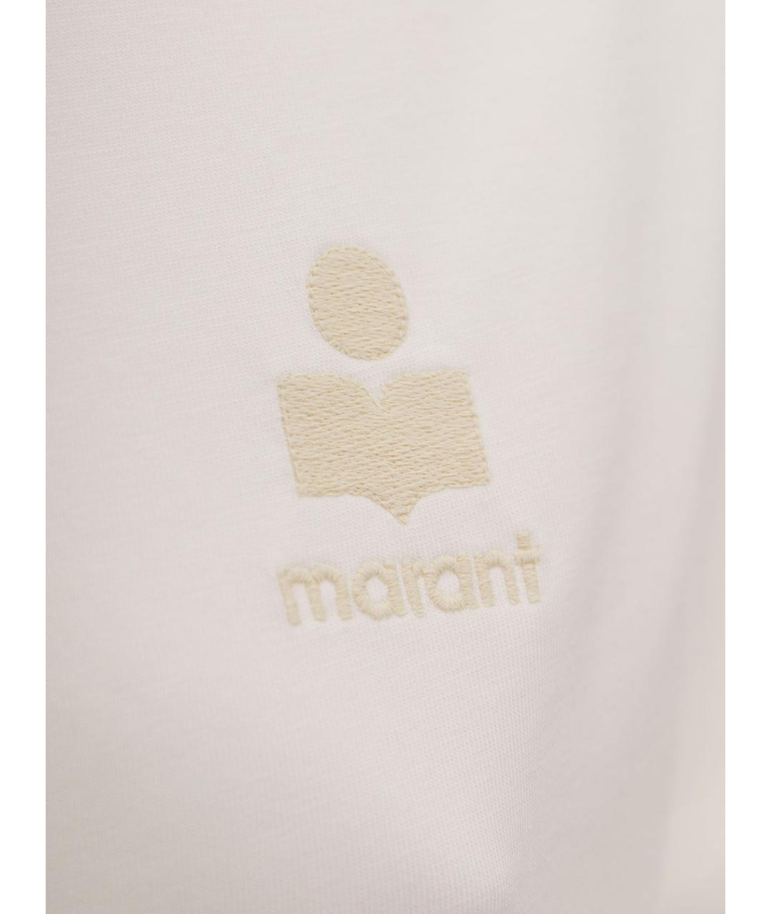 ISABEL MARANT Белая хлопковая футболка, фото 3
