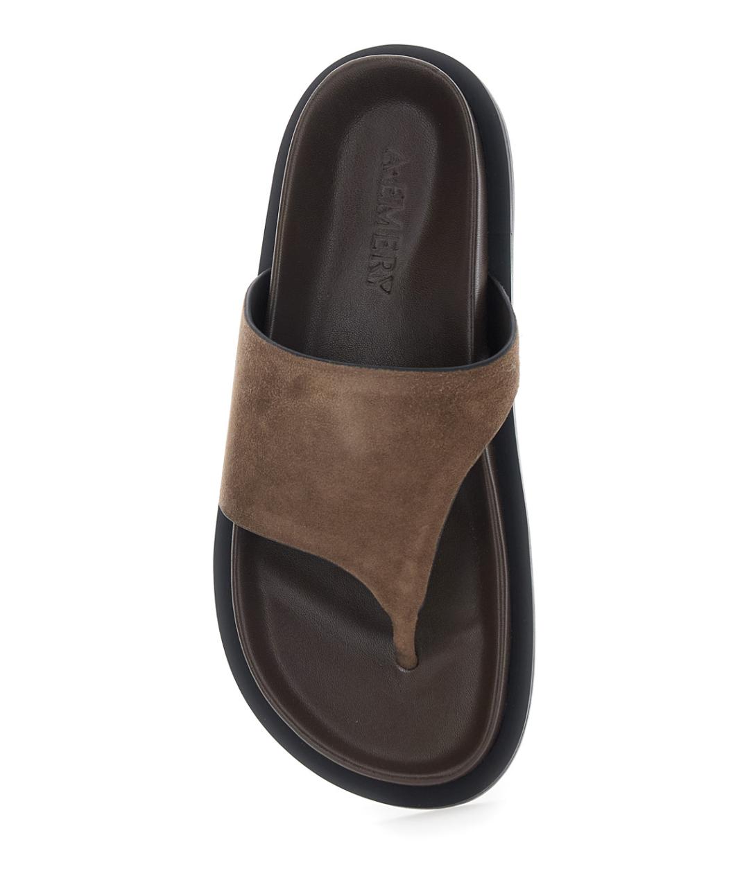 A.EMERY Коричневые замшевые сандалии, фото 4