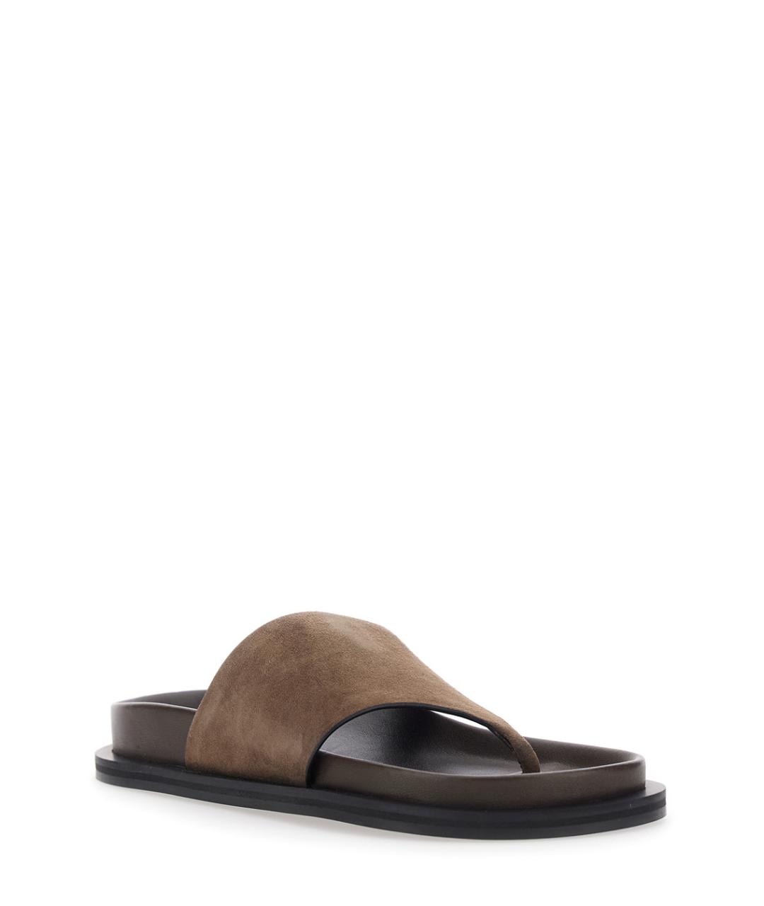 A.EMERY Коричневые замшевые сандалии, фото 2