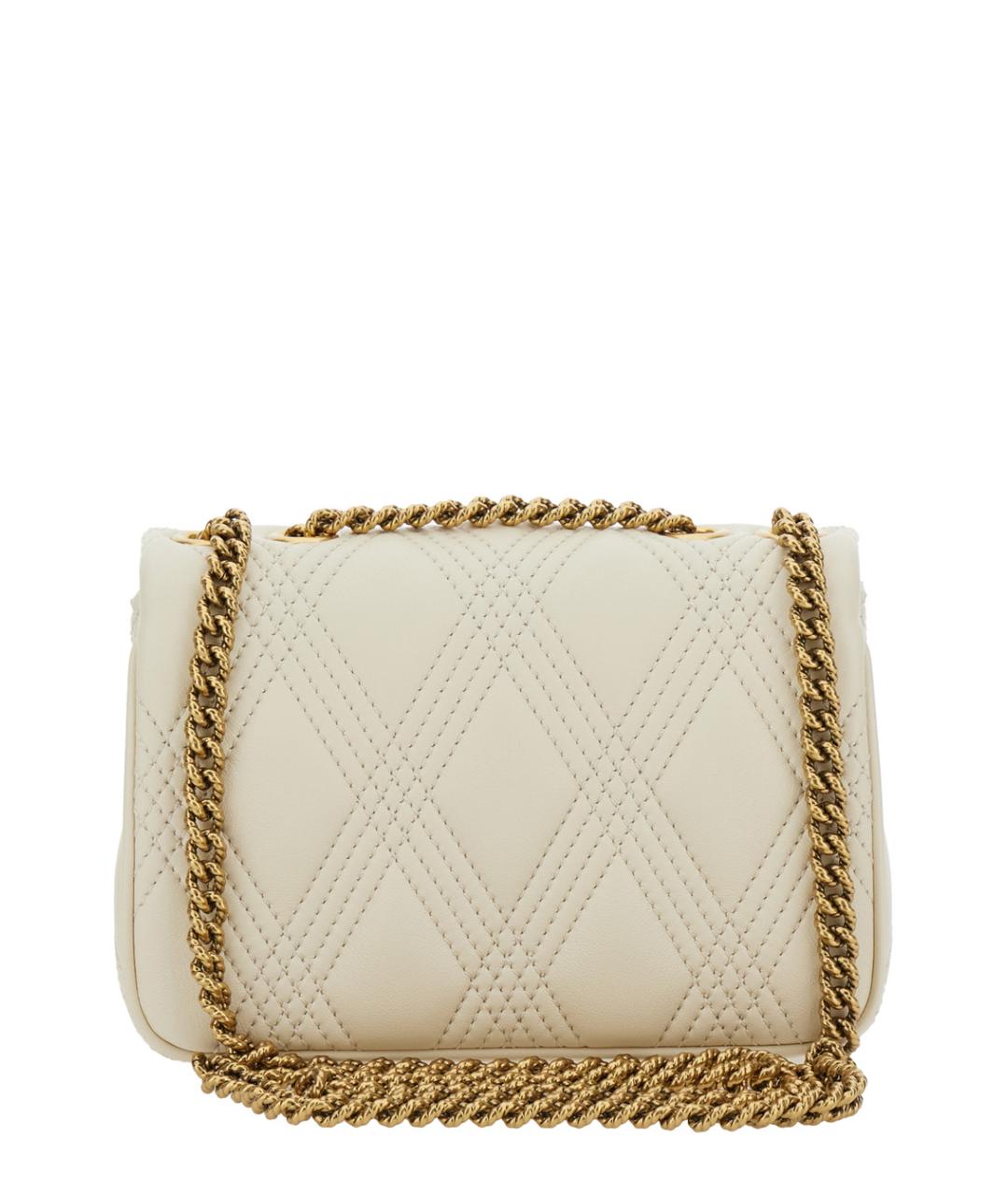 VALENTINO Белая кожаная сумка через плечо, фото 2