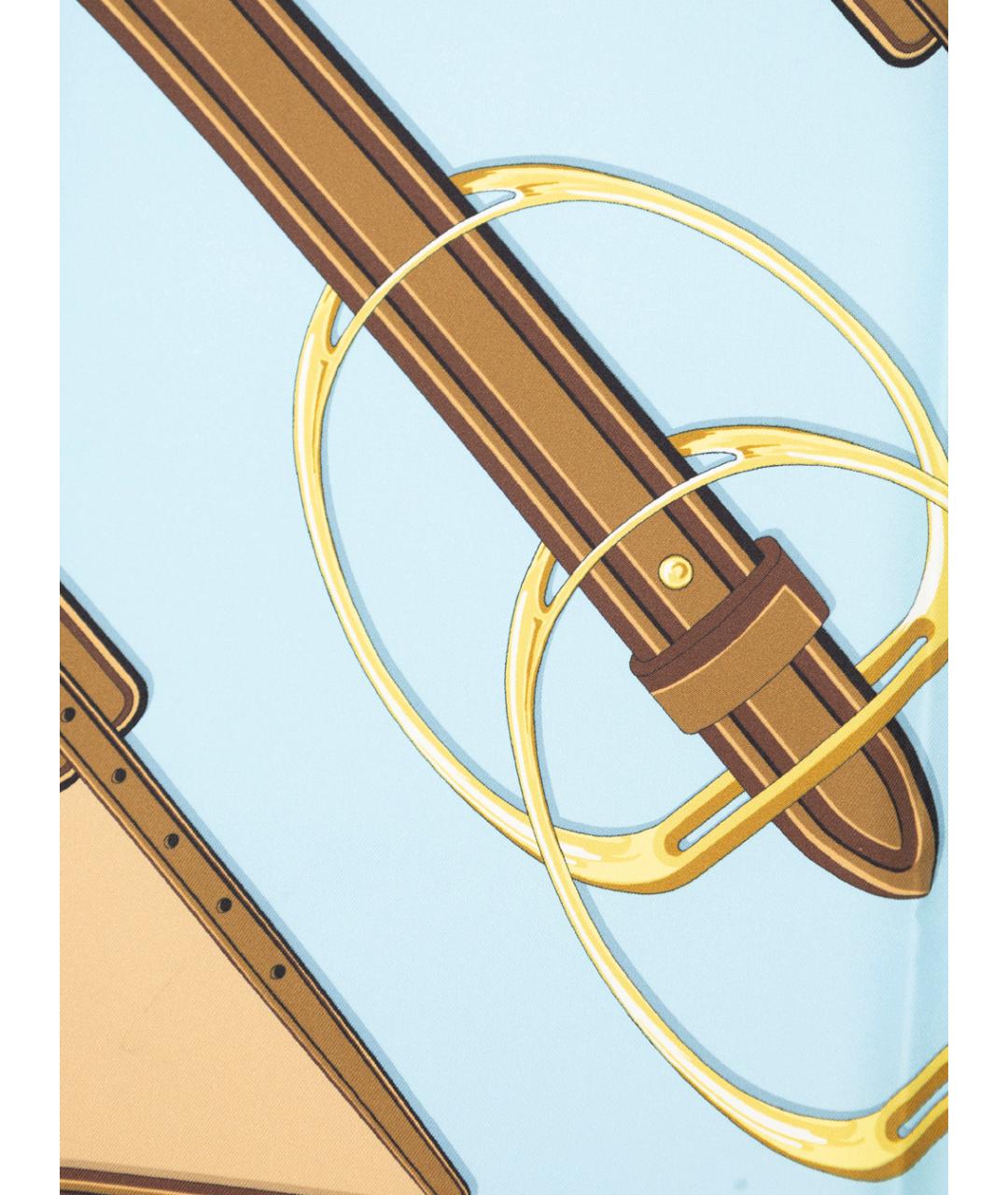 GUCCI Мульти шелковый шарф, фото 2