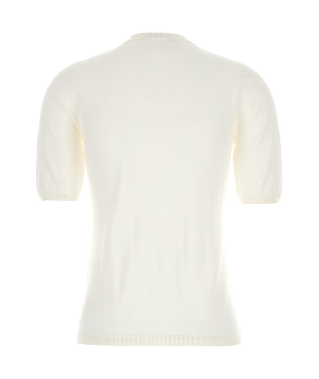 MAX MARA Белый шерстяной джемпер / свитер, фото 2