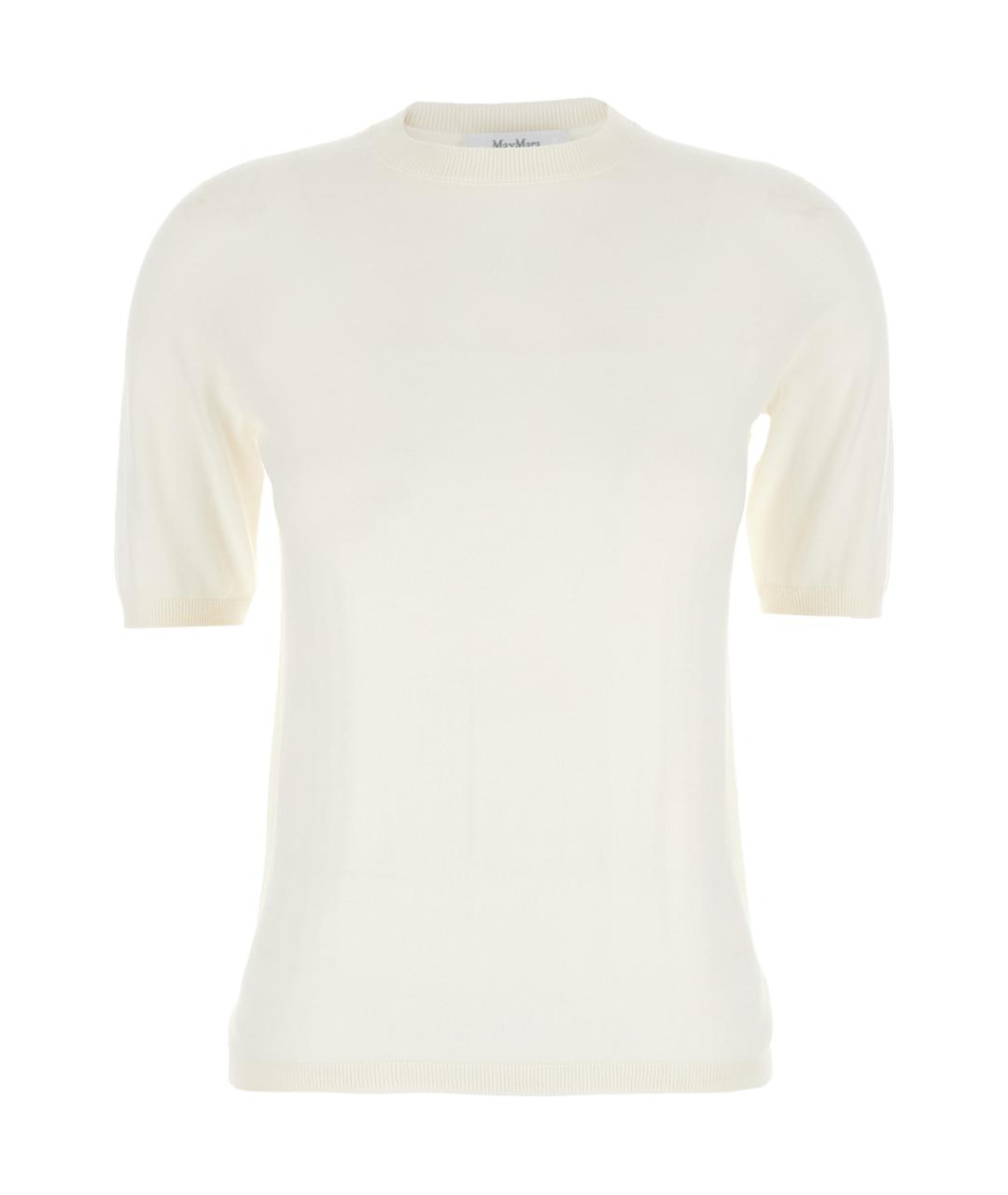 MAX MARA Белый шерстяной джемпер / свитер, фото 1