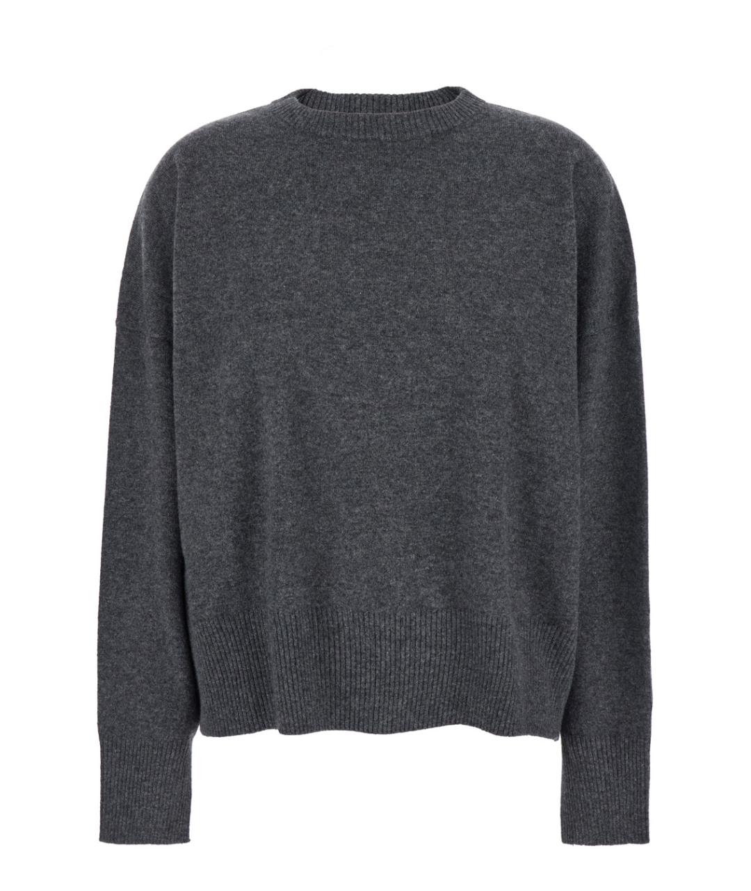 LOULOU STUDIO Серый кашемировый джемпер / свитер, фото 1